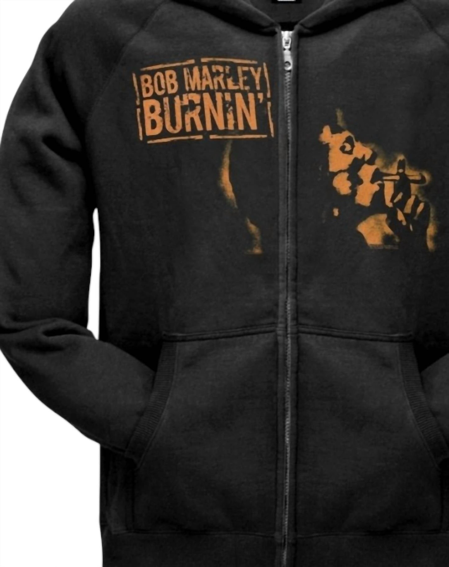 Bob Marley - Men's Burnin Zip Up Lightweight Hoodie