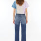 Kancan - High Rise Relaxed Straight Leg Crop Jeans