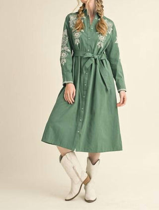 &Merci - Saddle Stitch Floral Maxi Dress