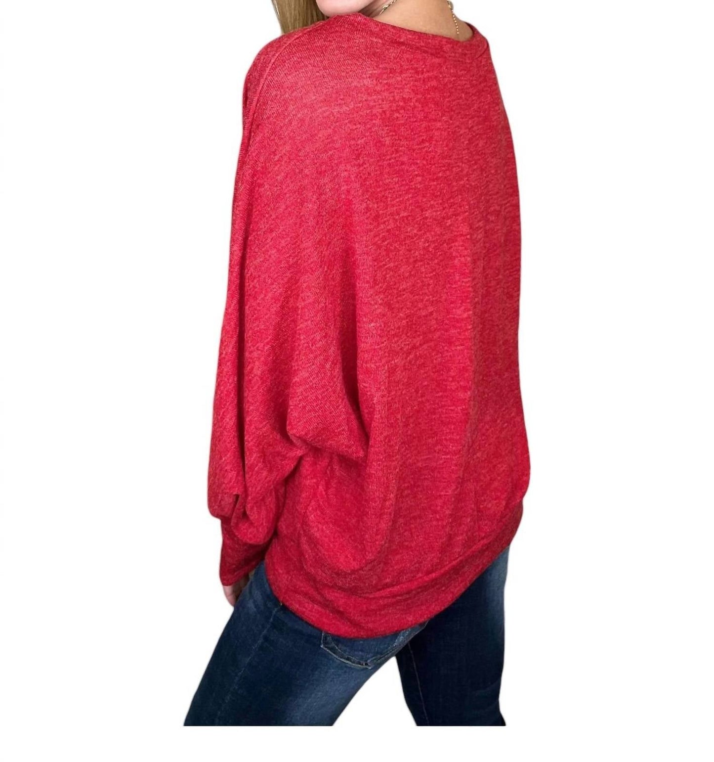 143 Story - Boat Neck Dolman Top