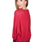 143 Story - Boat Neck Dolman Top