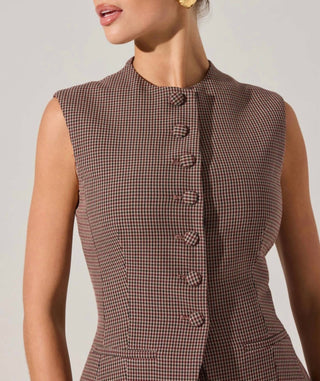 Astr - Gisselle High Neck Cutaway Vest