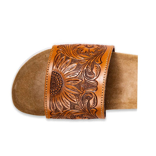 Myra - Women's Dottie Hand Tooled Sandals