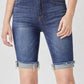 Risen - Mid Rise Clean Cuffed Shorts