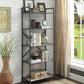 Itzel Bookshelf - Antique Oak / Sandy Gray