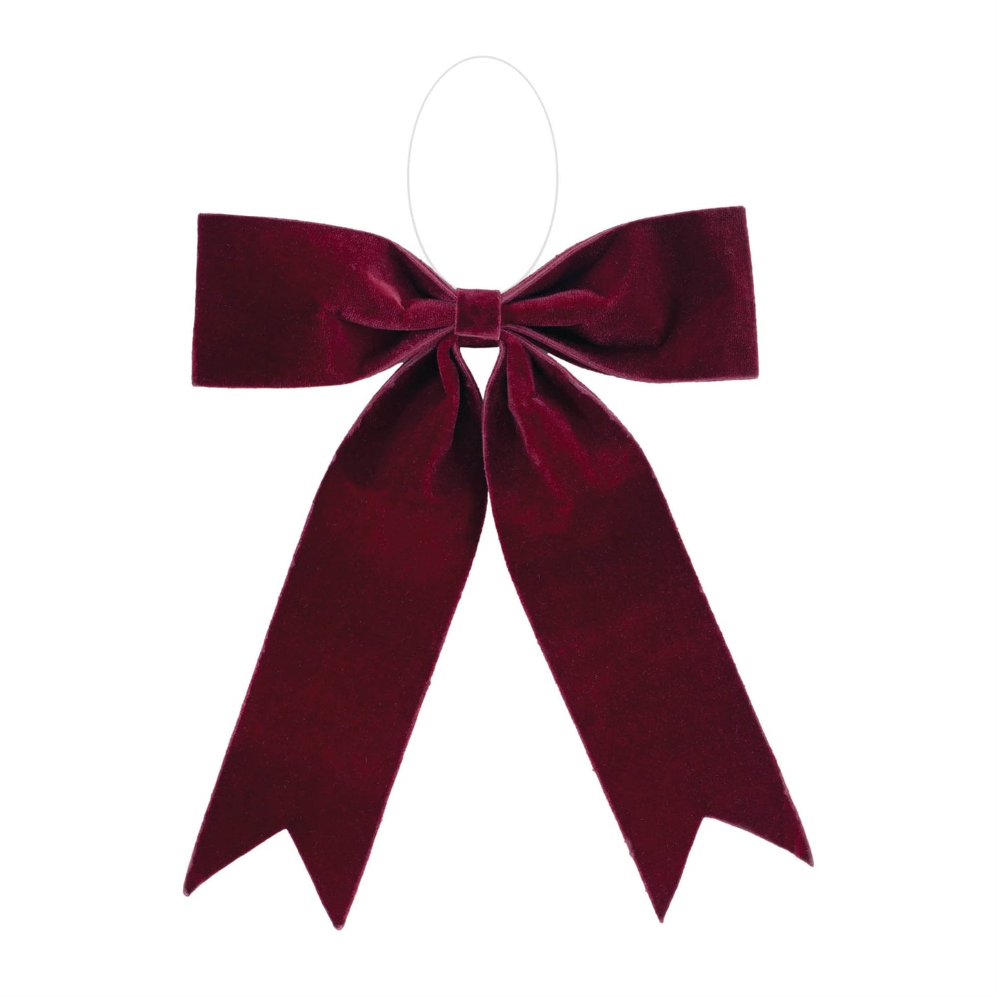 Burgandy Red Holiday Bow (Set of 2)