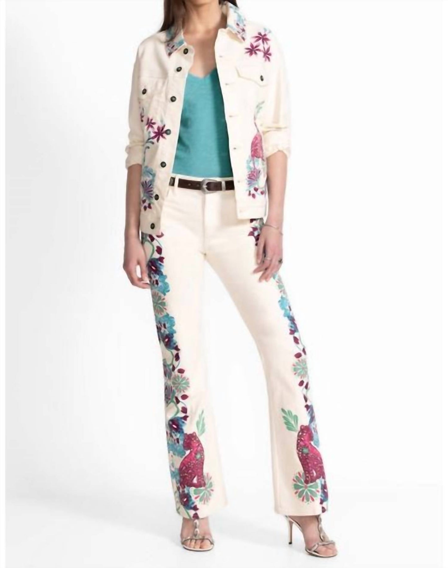 Johnny Was - THE CLASSIC DENIM JACKET LEILANA