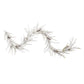 Flocked Pine and Pinecone Garland 6'L