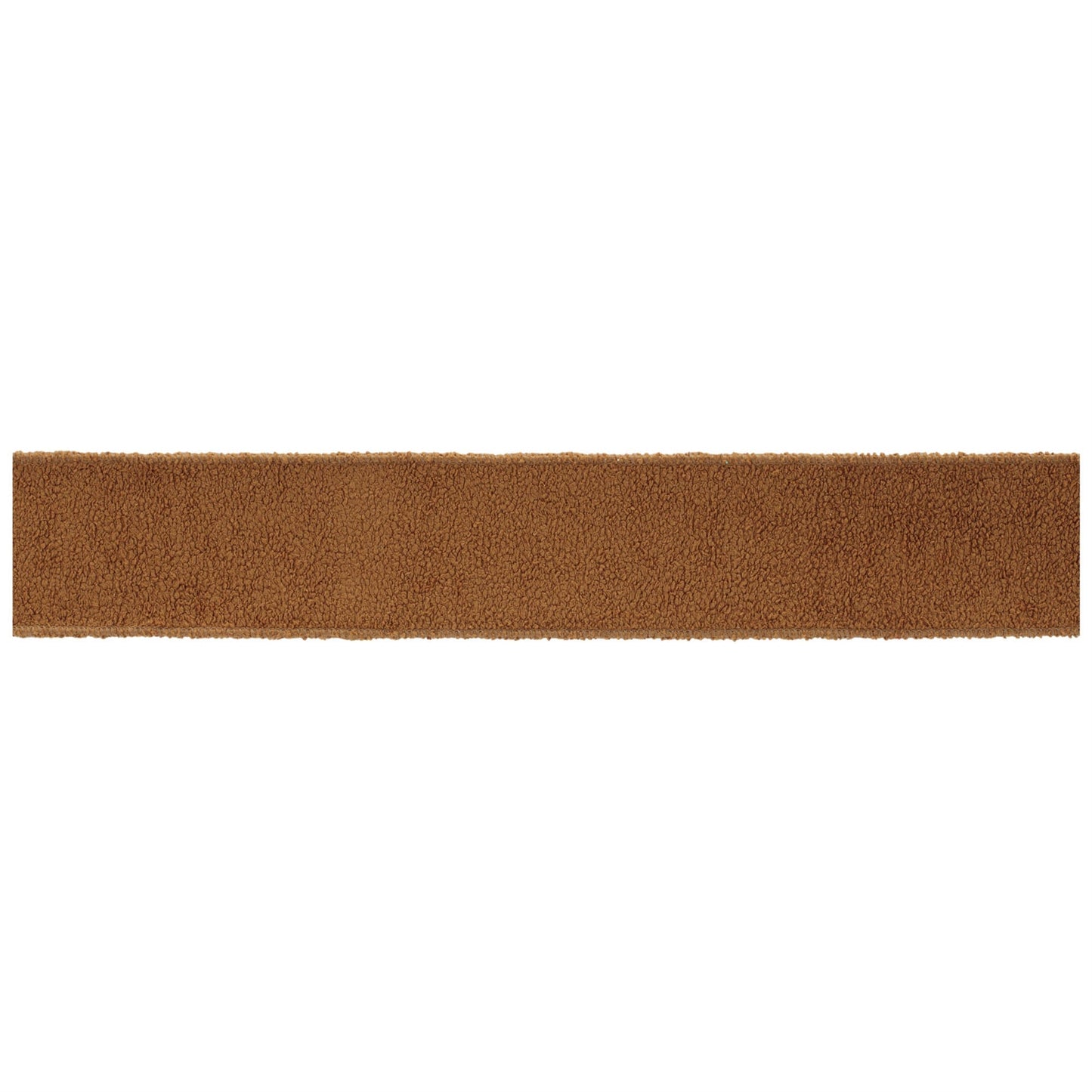 Fuzzy Brown Wired Ribbon (Set of 2)
