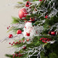 Glass Santa with Hot Cocoa Ornament (Set of 6)