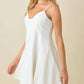 Baby Pink - Strappy Sweetheart Neck Mini Dress