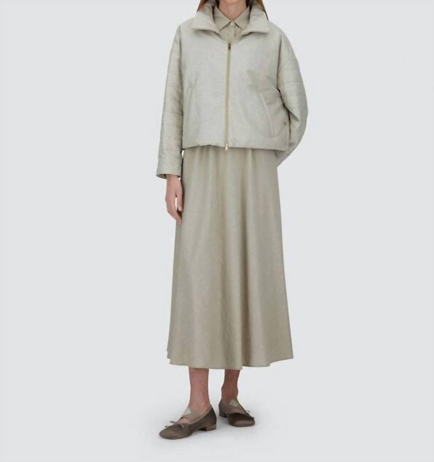 Herno - Linen Quilted Sleeve Jacket