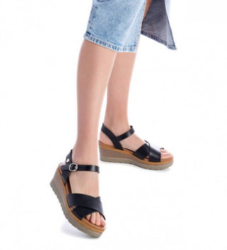 Xti - Women's Wedge Cross Strap Sandals