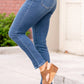 Judy Blue - High Waist Front Seam Detail Slit Skinny Jean
