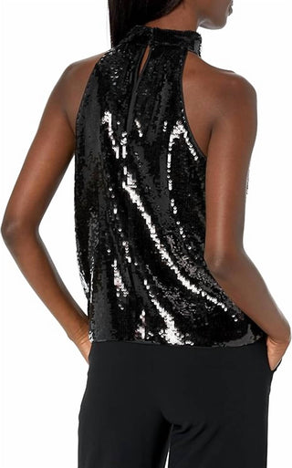 Theory - Roll Neck Halter Blouse