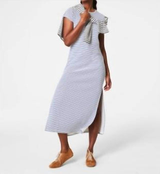Spanx - Airessentials Striped Maxi T-shirt Dress