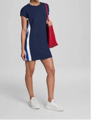 Spanx - AirEssentials Colorblock Mini T-Shirt Dress Timeless