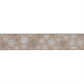 Snowflake Print Wired Ribbon 2.5" x 10 Yds.