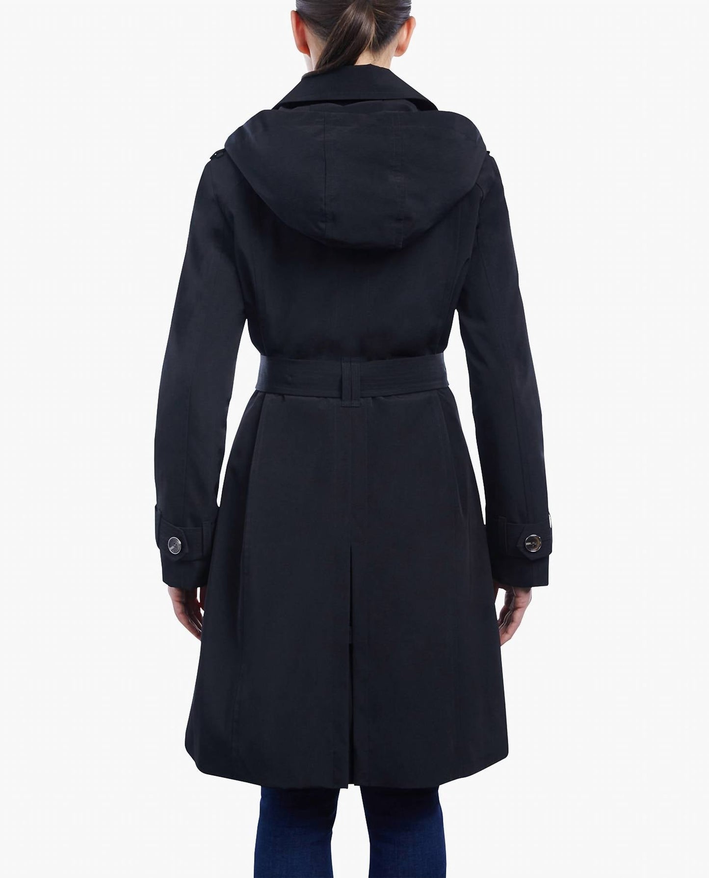London Fog - Double Breasted Button Front Trench Coat