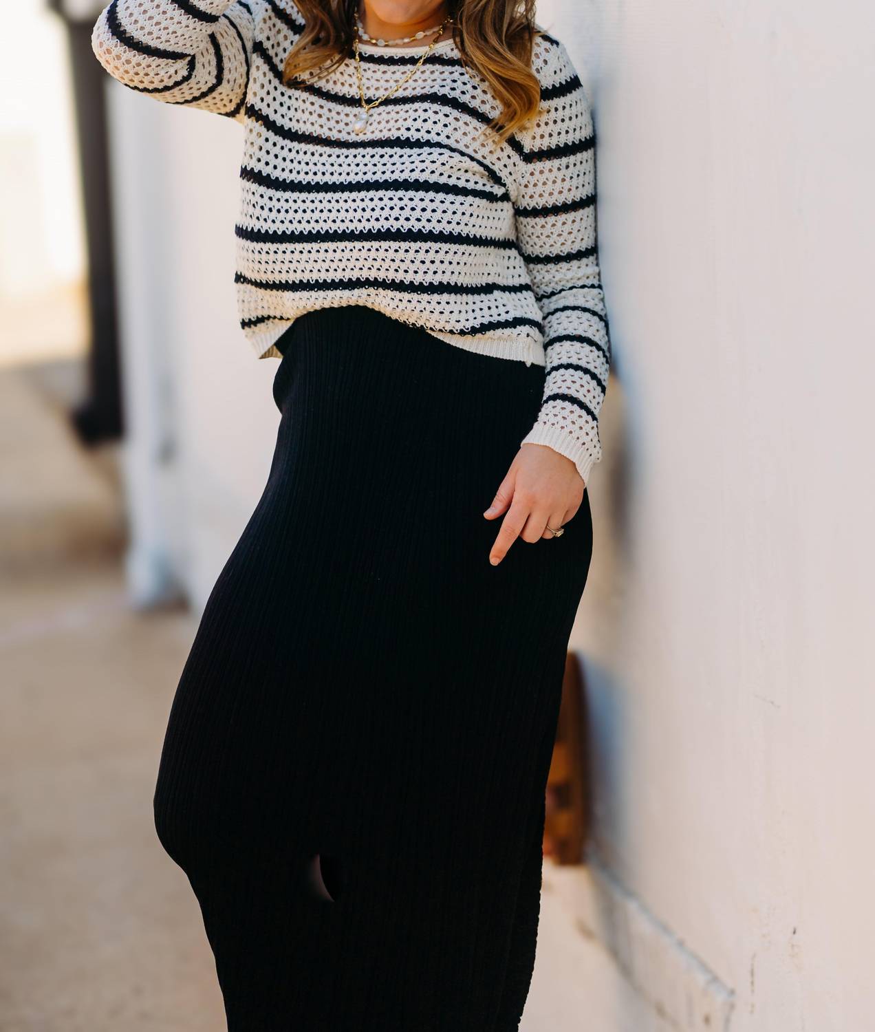 Z Supply - Kit Stripe Crochet Sweater