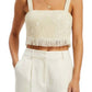 Barbara Bela - Embroidered Cropped Top