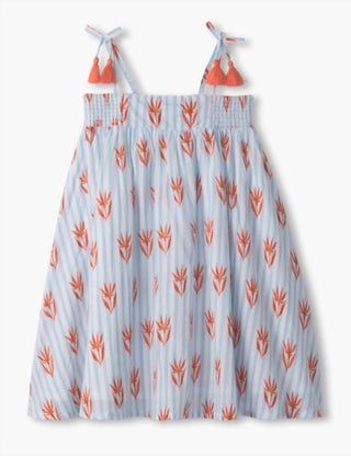 Hatley - Girls Crinkle Gauze Ticking Full Dress