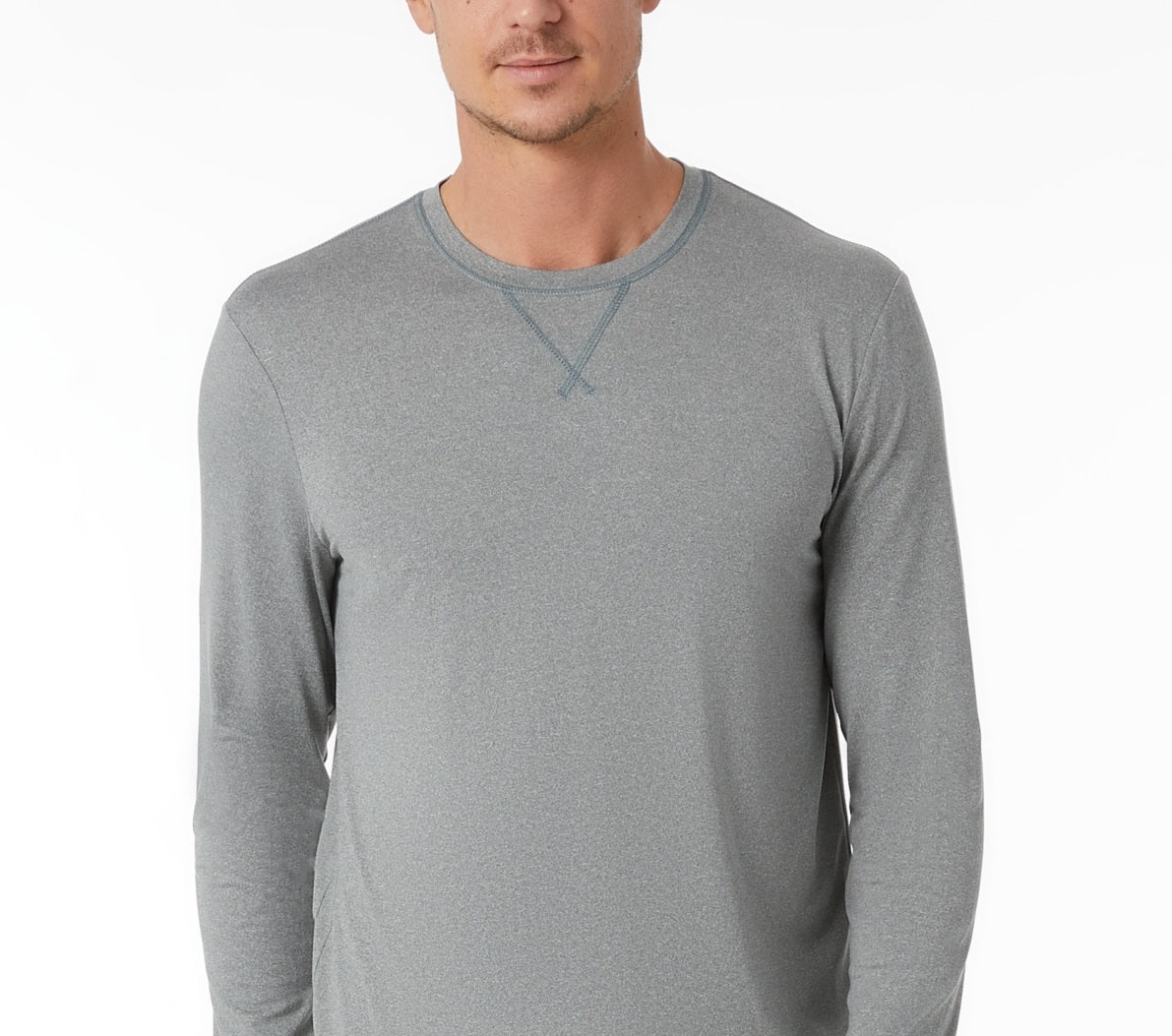 32 Degrees Men's Top Notch Long Sleeve Base Sleep Shirt Green Size L