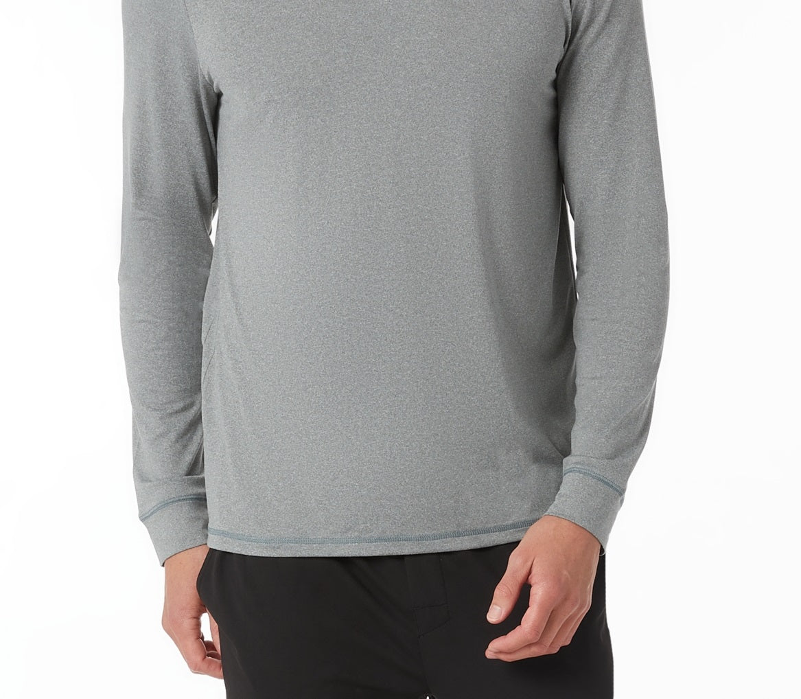 32 Degrees Men's Top Notch Long Sleeve Base Sleep Shirt Green Size L