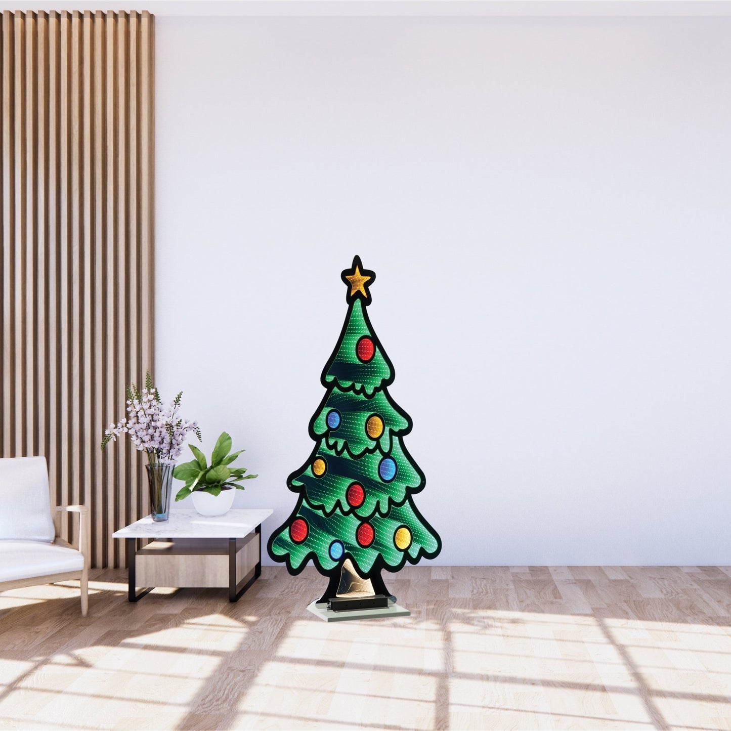 Tree w/Ornament Ekkolight 47"H