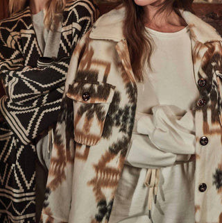 Elan - Aztec Print Coat