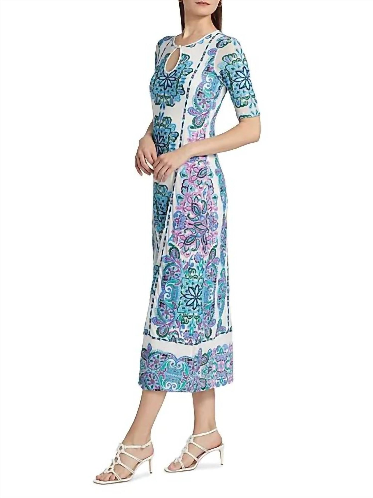 Johnny Was - HADDEY MESH MIDI DRESS