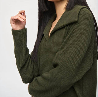 Joseph Ribkoff - Textured Sweater Knit Boxy Top