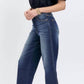 Judy Blue - Tummy Control Crop Wide Leg Jeans