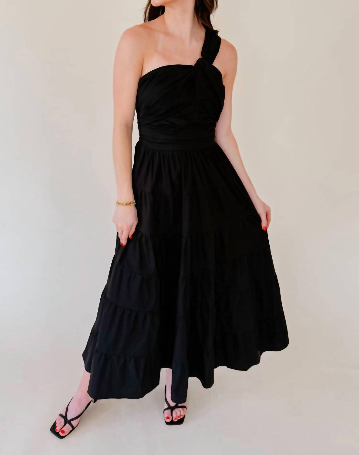 Lucy Paris - Christy Poplin Midi Dress