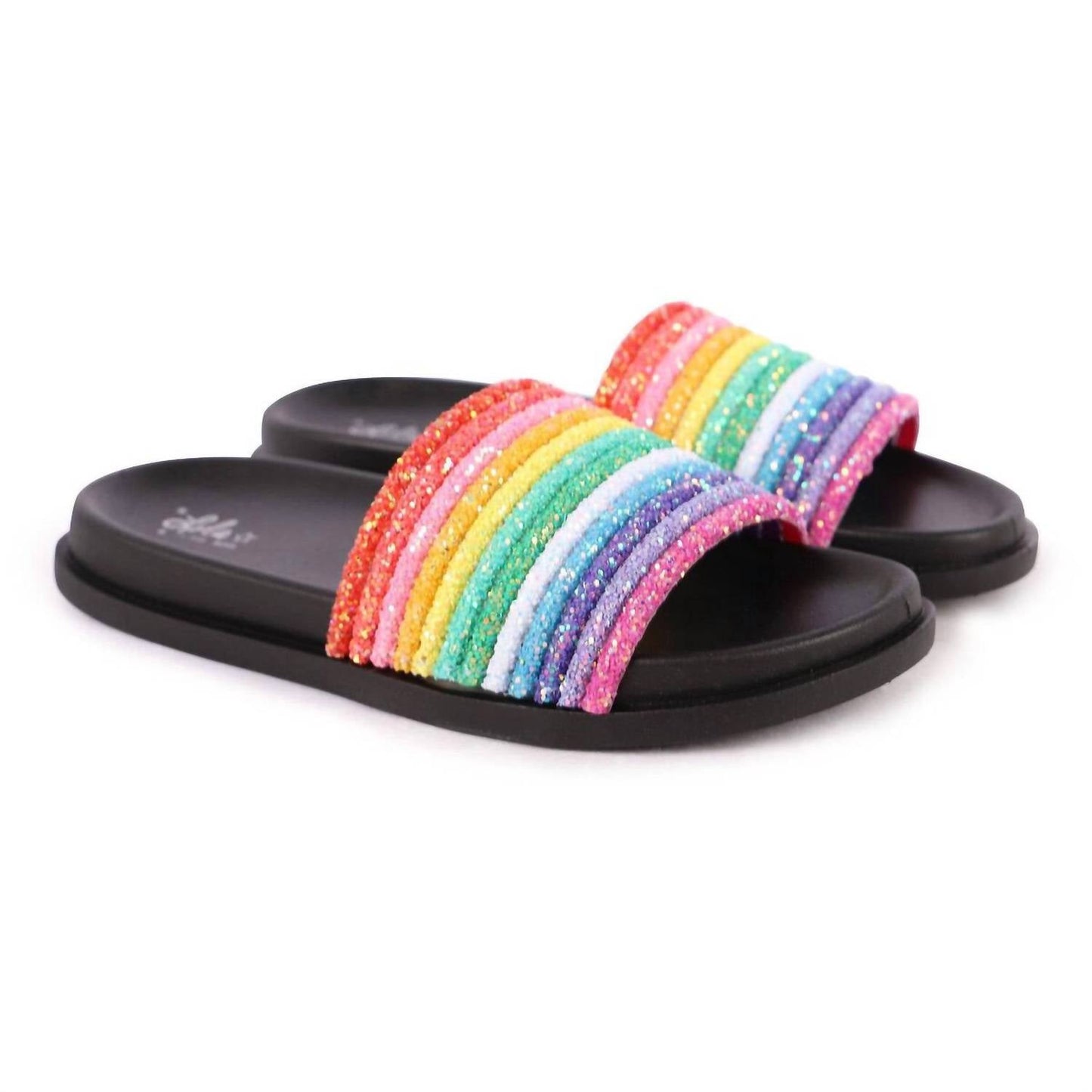 Lola + The Boys - Girls Glitter Rainbow Slides