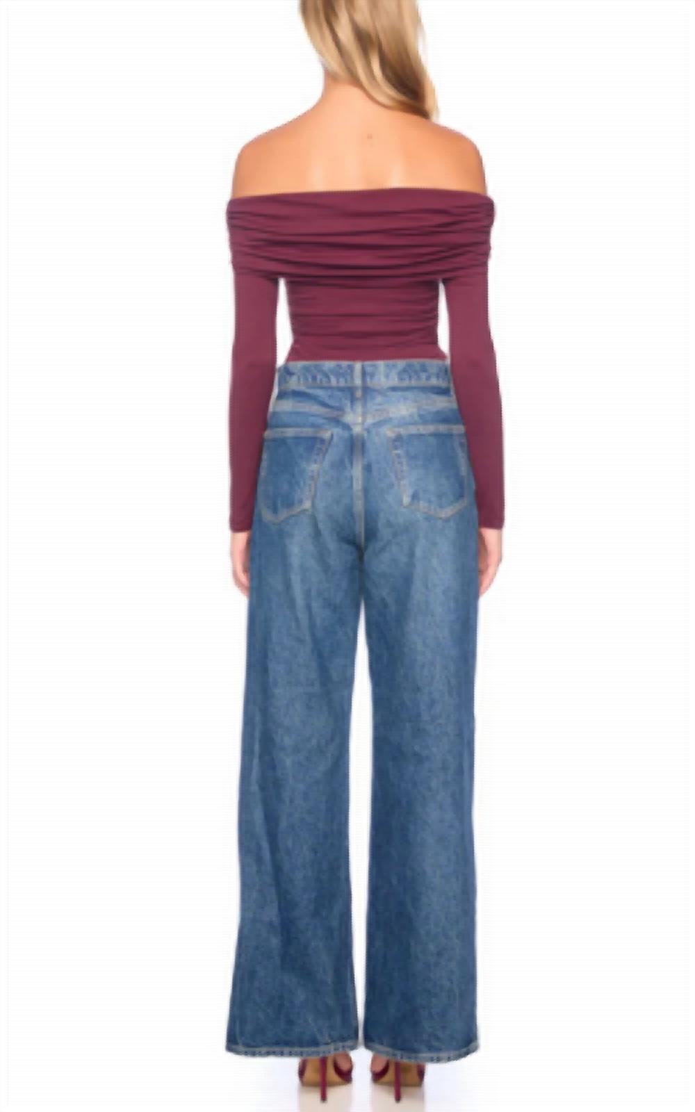 Susana Monaco - Off The Shoulder Gathered Top