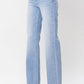Judy Blue - High Waist With Pocket Details Wide Leg Denim Jeans