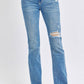 Judy Blue - Mid Rise Destroyed Release Hem Bootcut