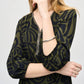 Joseph Ribkoff - Bohemian Abstract Puff Sleeve Dress