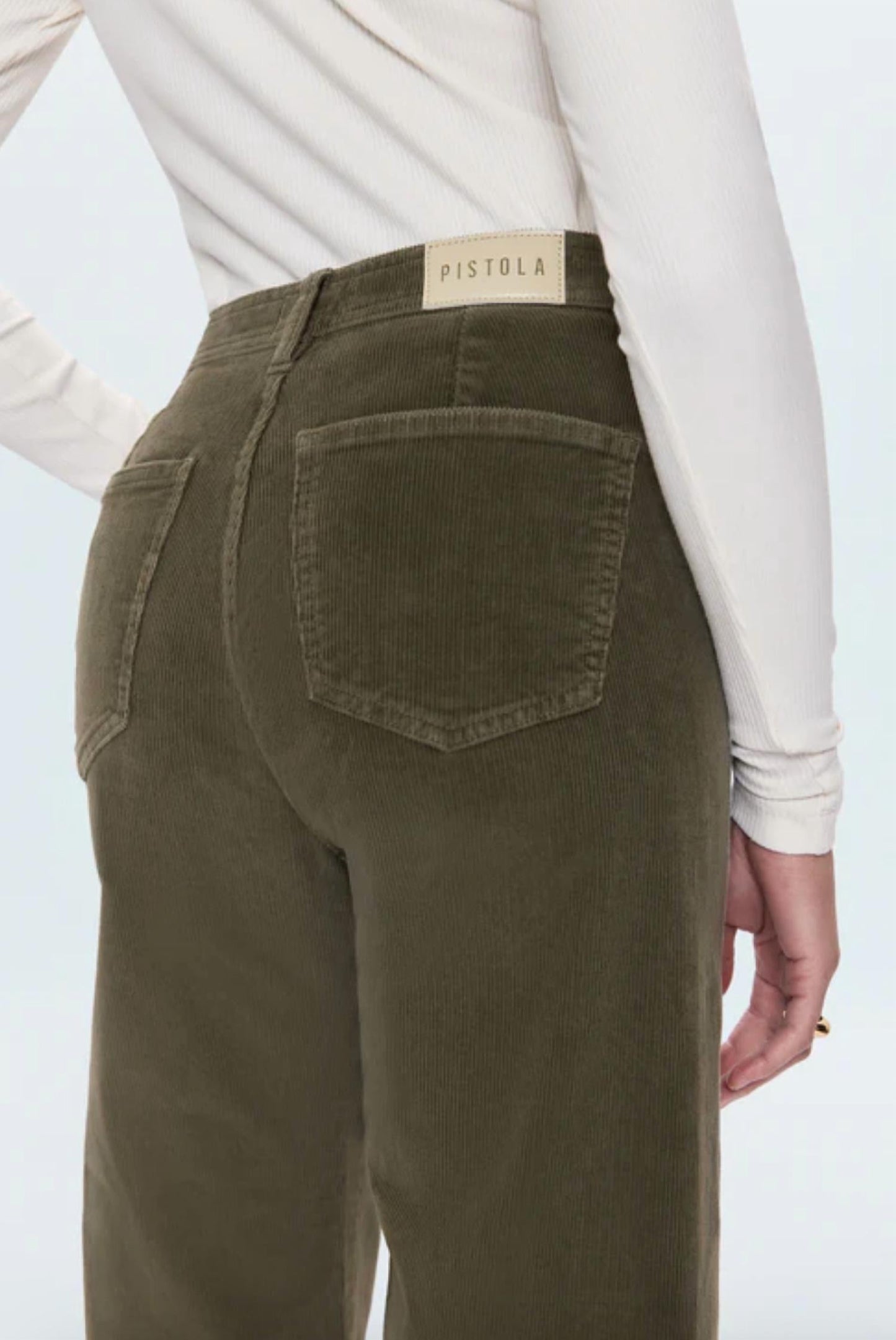 Pistola - Penny Crop High Rise Wide Leg Pant