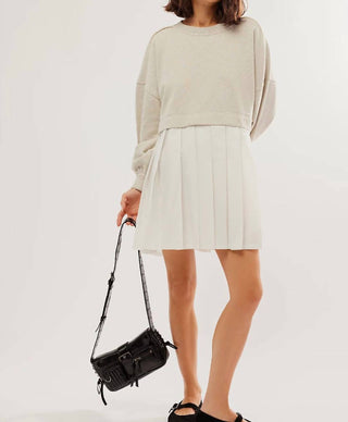 Free People - Eleanor Sweatshirt Mini Dress