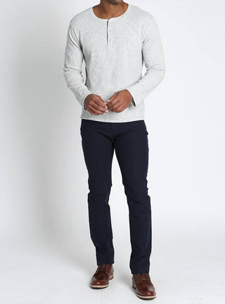 Jachs New York - Classic Waffle Henley Shirt