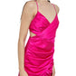 Do+Be - Ruched Slit Back Mini Dress