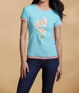 Sasha+Z - Poppies Short Sleeve Tee