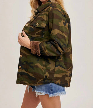 Bluivy - Camo Sherpa Inner Jacket