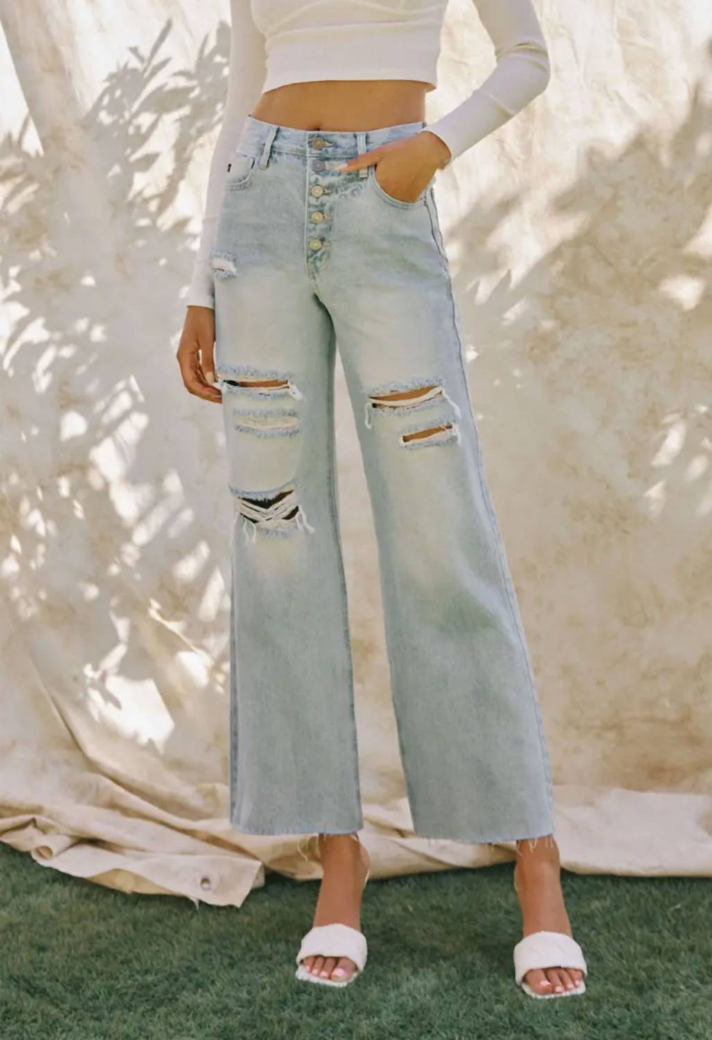 Kestan - Tatiana Wide Leg Jeans