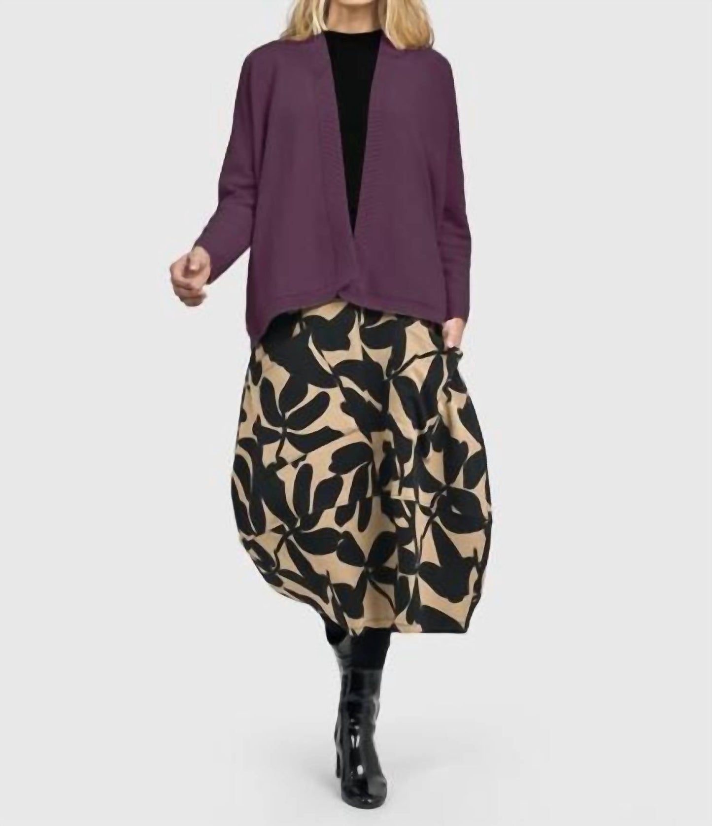 Alembika - Open Front Short Cardigan
