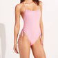Seafolly - Sea Dive Scoop Neck Drawstring Side One Piece Swimsuit