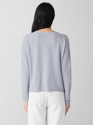 Eileen Fisher - Organic Linen Cotton V-Neck Top
