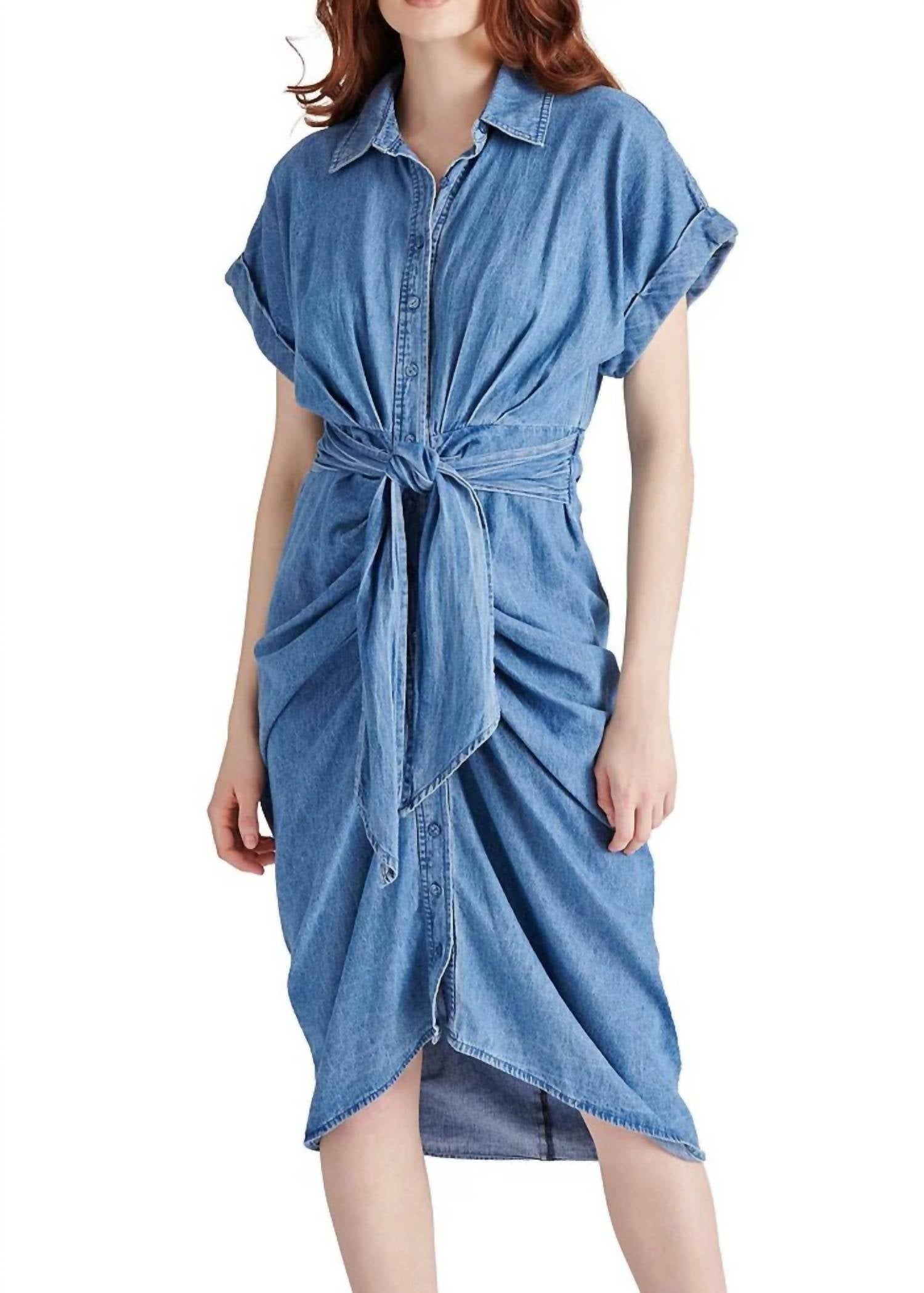 Steve Madden - Stevie Chambray Midi Dress